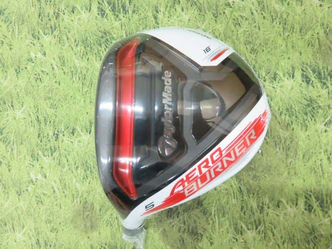 LH * NEW * Taylormade AEROBURNER 18* 5 Wood HEAD  #GDS