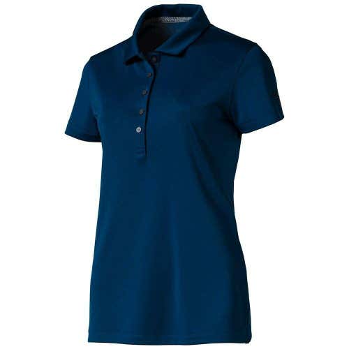 PUMA Women's Pounce Golf Polo Shirt Top 574652 Gibraltar Small S New #43235