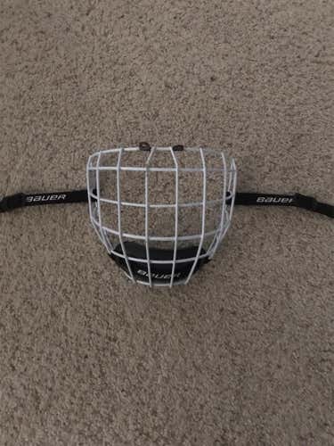 Used White Bauer Profile II Mask Senior Small