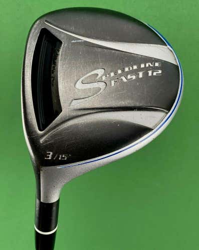 Adams Speedline Fast 12 Fairway 3-Wood LEFT Hand 3W 15* Prolaunch S-Flex #2256