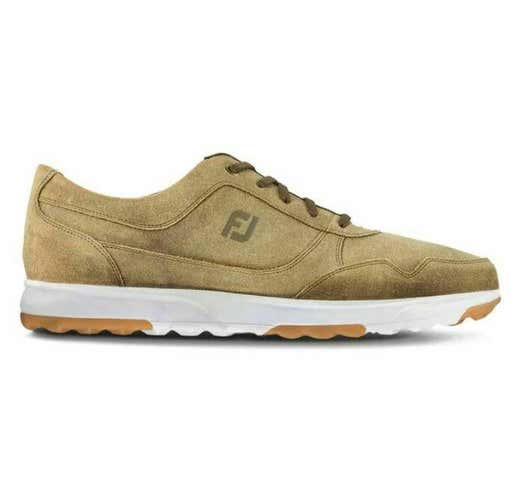 FootJoy Men's Golf Casual Shoes 54512 Brown Suede 11.5 Medium (D) NIB #75840
