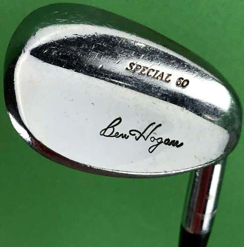 Ben Hogan Special 60 Chrome Lob LW Wedge Right Hand Apex Steel Shaft (#2256)