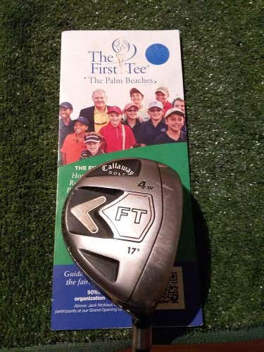 Callaway Ladies FT Draw 17* 4 Wood Ladies Sakura Graphite shaft