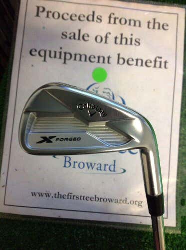 Callaway X Forged Single 7 Iron With Project X 6.0 Stiff Steel Shaft