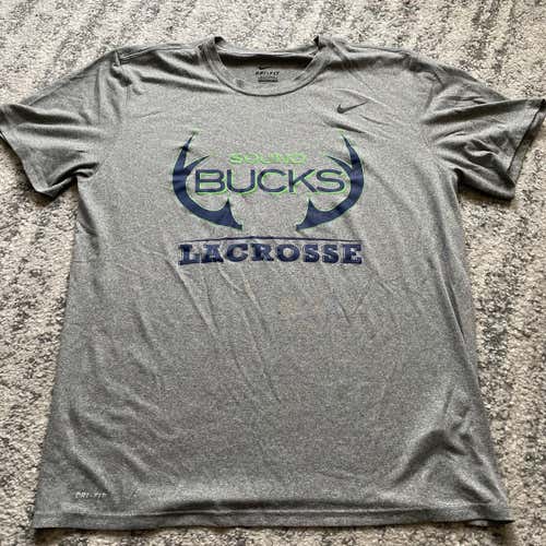 Sound Lacrosse Gray Men's XL Nike Shirt