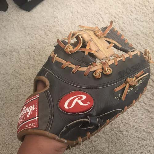 Brown Kid Pitch (9YO-13YO) First Base RFM25BT 12" Baseball Glove