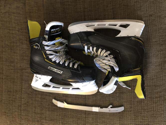 Used Senior Bauer Supreme S27 Hockey Skates Regular Width Size 10