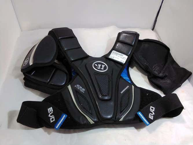 Used Warrior Evo Md Lacrosse Shoulder Pads