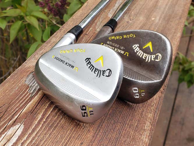 Callaway Mack Daddy 56 and 60 wedge