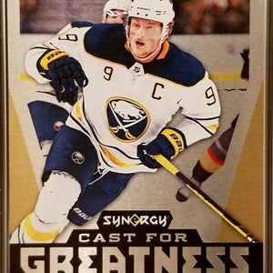 2018-19 UD Synergy JACK EICHEL GOLD Cast For Greatness Metal Card #4/10