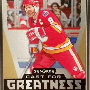 2018-19 UD Synergy LANNY McDONALD GOLD Cast For Greatness Metal Card #4/10