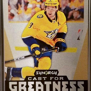 2018-19 UD Synergy FILIP FORSBERG GOLD Cast For Greatness Metal Card #4/10