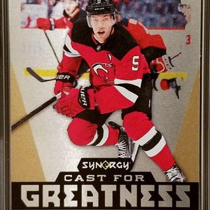 2018-19 UD Synergy TAYLOR HALL GOLD Cast For Greatness Metal Card #4/10