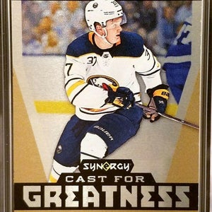 2018-19 UD Synergy CASEY MITTELSTADT RC GOLD Cast For Greatness Metal Card #4/10