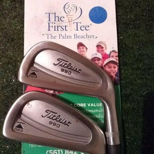 Titleist 990 DCI Irons set (3 & 4 Irons) Precision Rifle FCM 6.5 Steel shafts