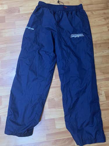 USHL Sioux Falls Stampede Navy Blue Used Adult Medium CCM Track Pants