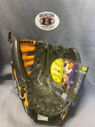 Wilson A2K INF Fastpitch Outfield Softball Glove 12 inch A2K0FP3INF NWT RHT RARE