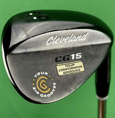 Cleveland Golf CG15 Black Pearl Lob LW Wedge 60-12* Std Bounce 2-Dot #2256