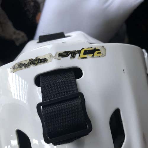 White Senior Bauer Concept C2 Goalie Mask
