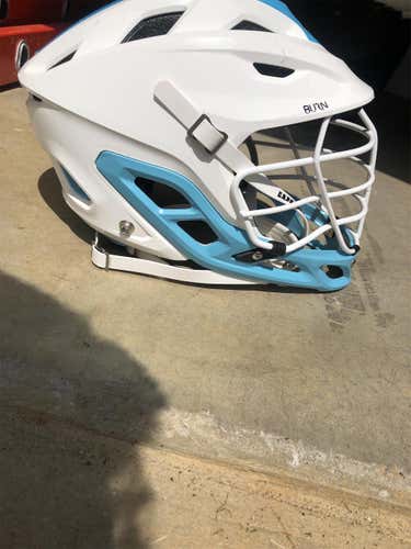 Atlas Blue Warrior Burn Helmet Very Lightly Used