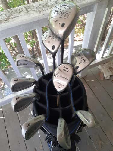 Used Men's RH Callaway Big Bertha driver & woods, King Cobra II irons. buy all or one, see below.