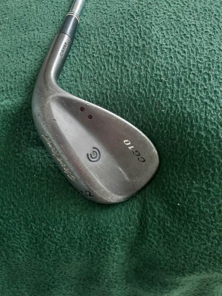 Used Men's Cleveland Right Handed CG10 Wedge Regular Flex 52 Degree Steel Shaft