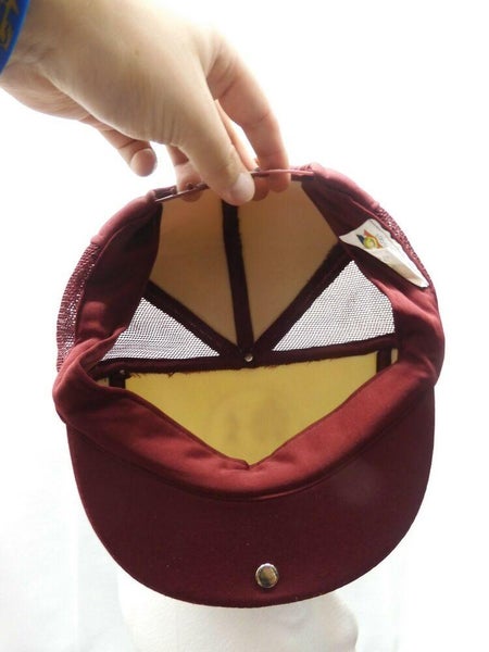 Vintage Pogy's Catering Newsie Foam Hat Snapback Lacoste, WI