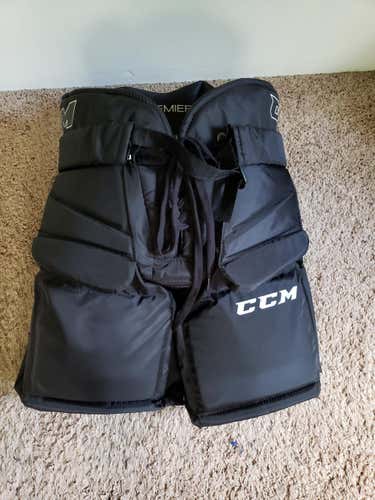 Black New Intermediate XL CCM Premier Pro Hockey Goalie Pants