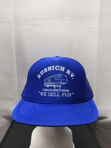 Vintage Bubnich RV Tomah, Wisconsin Mesh Trucker Snapback Hat