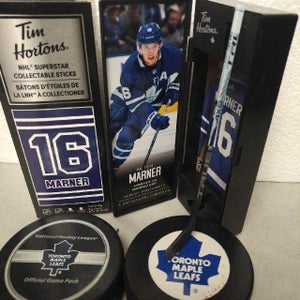 Mitch Marner Tim Hortons Collectible Hockey stick locker and/or PUCK
