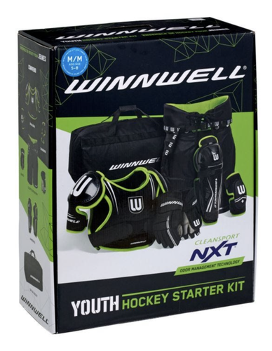 WinnWell NXT Youth Hockey Starter Kit MEDIUM New