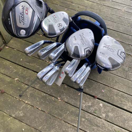 Titleist Stiff Flex Clubs (Full Set) Men's Right Handed