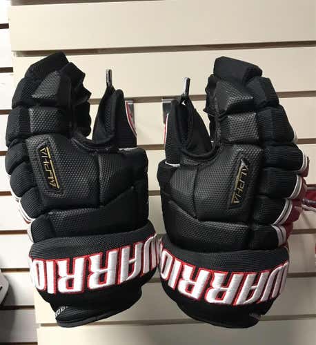New Warrior Alpha DX Hockey Gloves 13” Black/Red/White