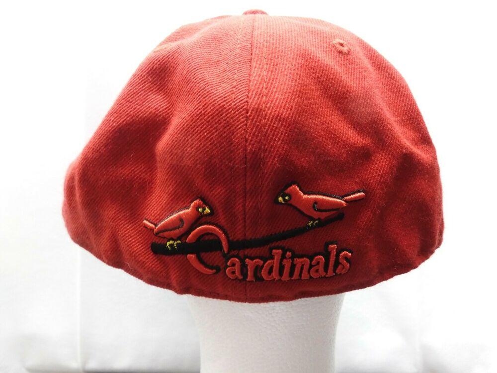 ST. LOUIS CARDINALS New Era Hat Cap NAVY ALTERNATE RARE 7 5/8  "Redbird"❤️⚾️