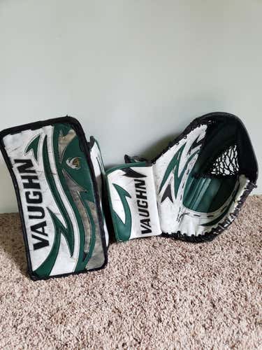 Vaughn Velocity V4 Pro Stock Glove and Blocker used