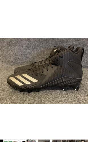 Adidas Freak X Carbon Mid Football Cleats Black/Silver CG4404 Size 11.5