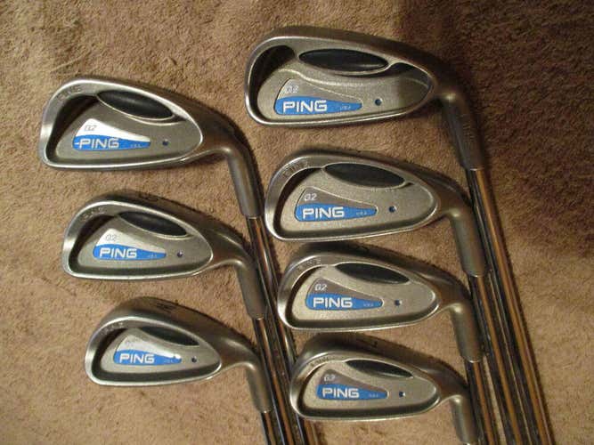 Ping G2 Steel Iron Set 4HL 5-W CS Lite Regular RH Blue Dot 1* Up