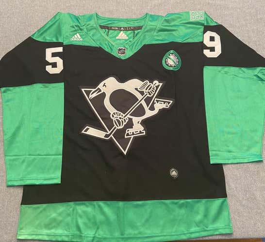 Pittsburgh Penguins Hockey Fights COVID Jersey