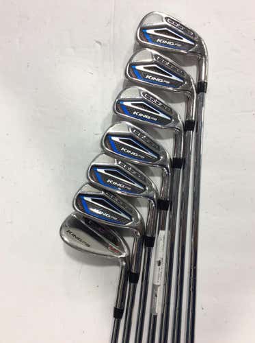 Used Cobra King F8 One Length 5i-gw Aw Steel Stiff Golf Iron Or Hybrid Sets
