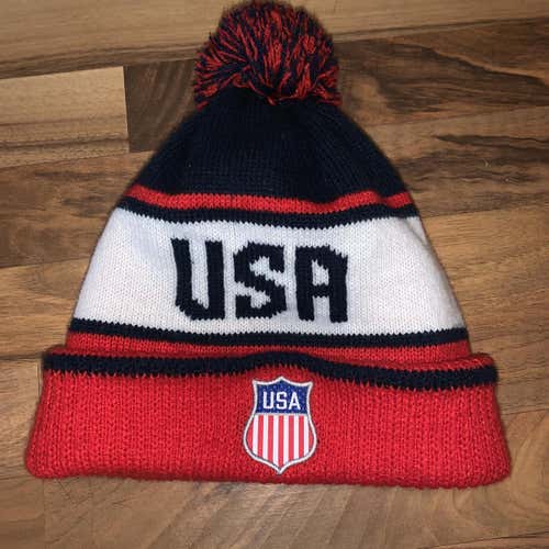 Nike USA Hockey Pom Hat