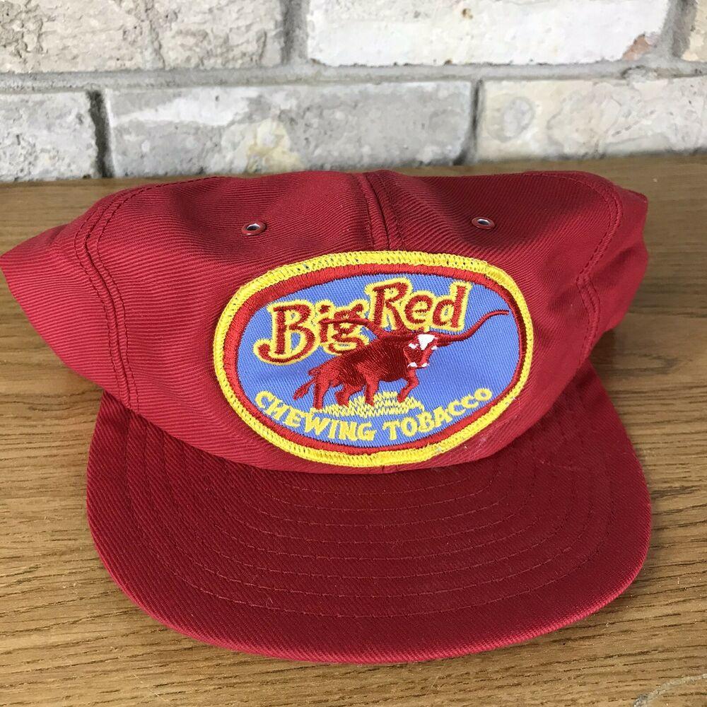 Vintage 1980s BIG RED Man Chewing 