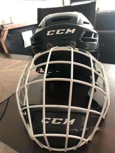 Black Used Medium CCM Resistance Helmet