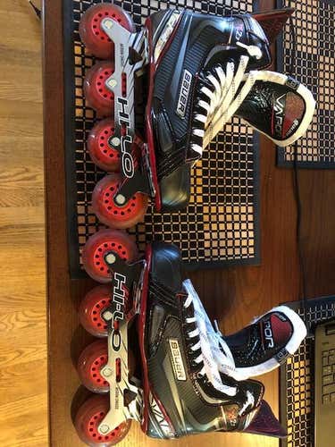Like New Senior Bauer X2.7 Inline Skates Regular Width Size 9.5