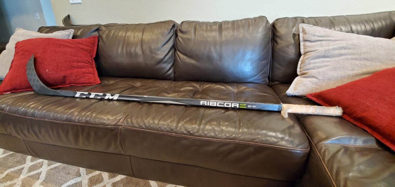 Used Junior CCM Left Hand RibCor 64k Hockey Stick 50 flex P30