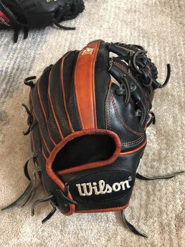 Black High School/College Infield A2K 11.75" Baseball Glove