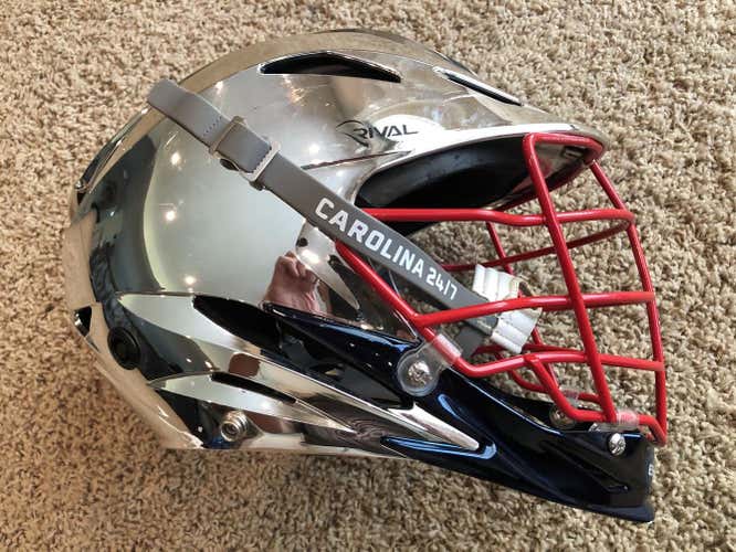Schutt Rival Silver Used Adult Player's  Helmet
