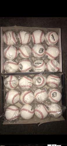 2 Dozen New Wilson Baseballs