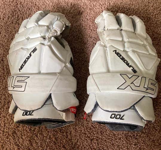 Like New STX Surgeon 700 12" Lacrosse Gloves