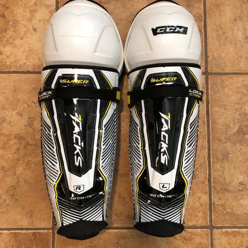 Senior CCM Super Tacks 15” Shin Pads