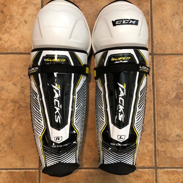 Senior CCM Super Tacks 15” Shin Pads